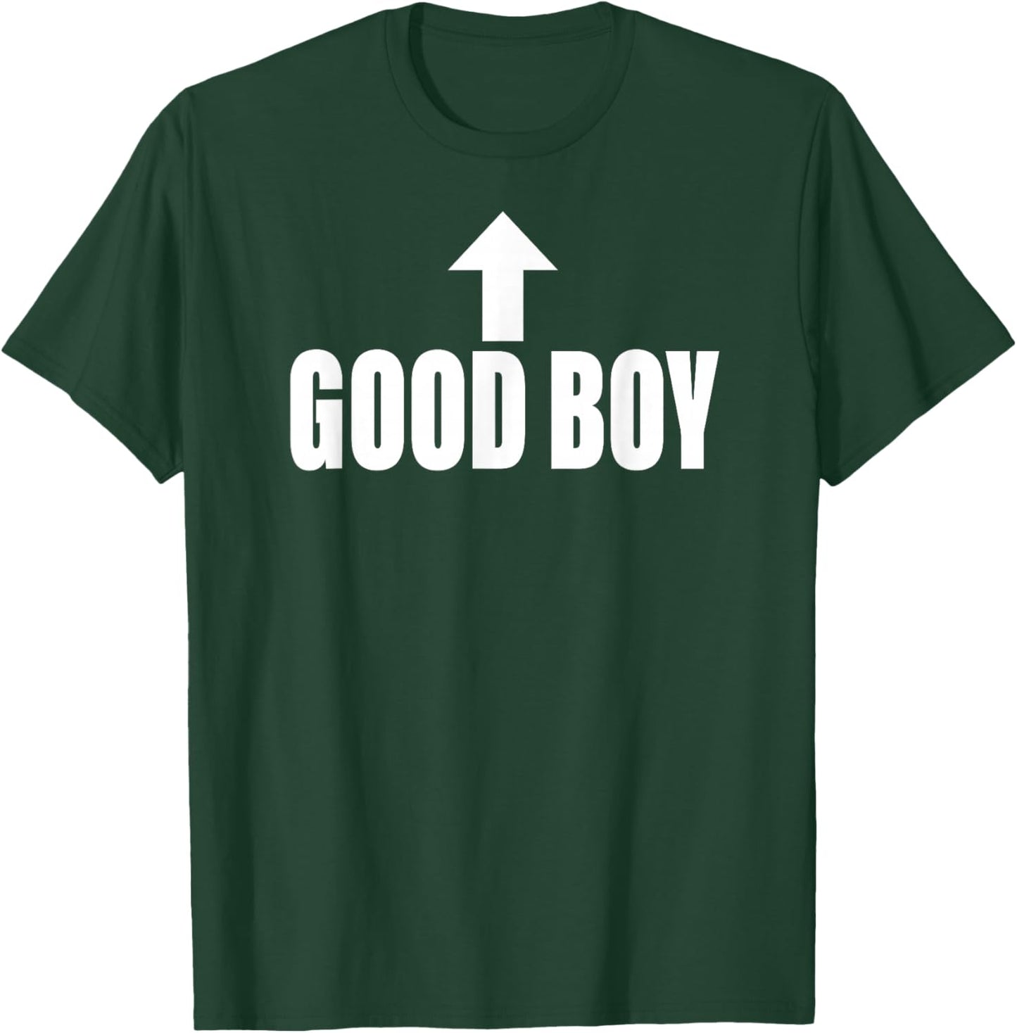 Good Boy Arrow Up Funny T-Shirt - T-Shirt | Forest
