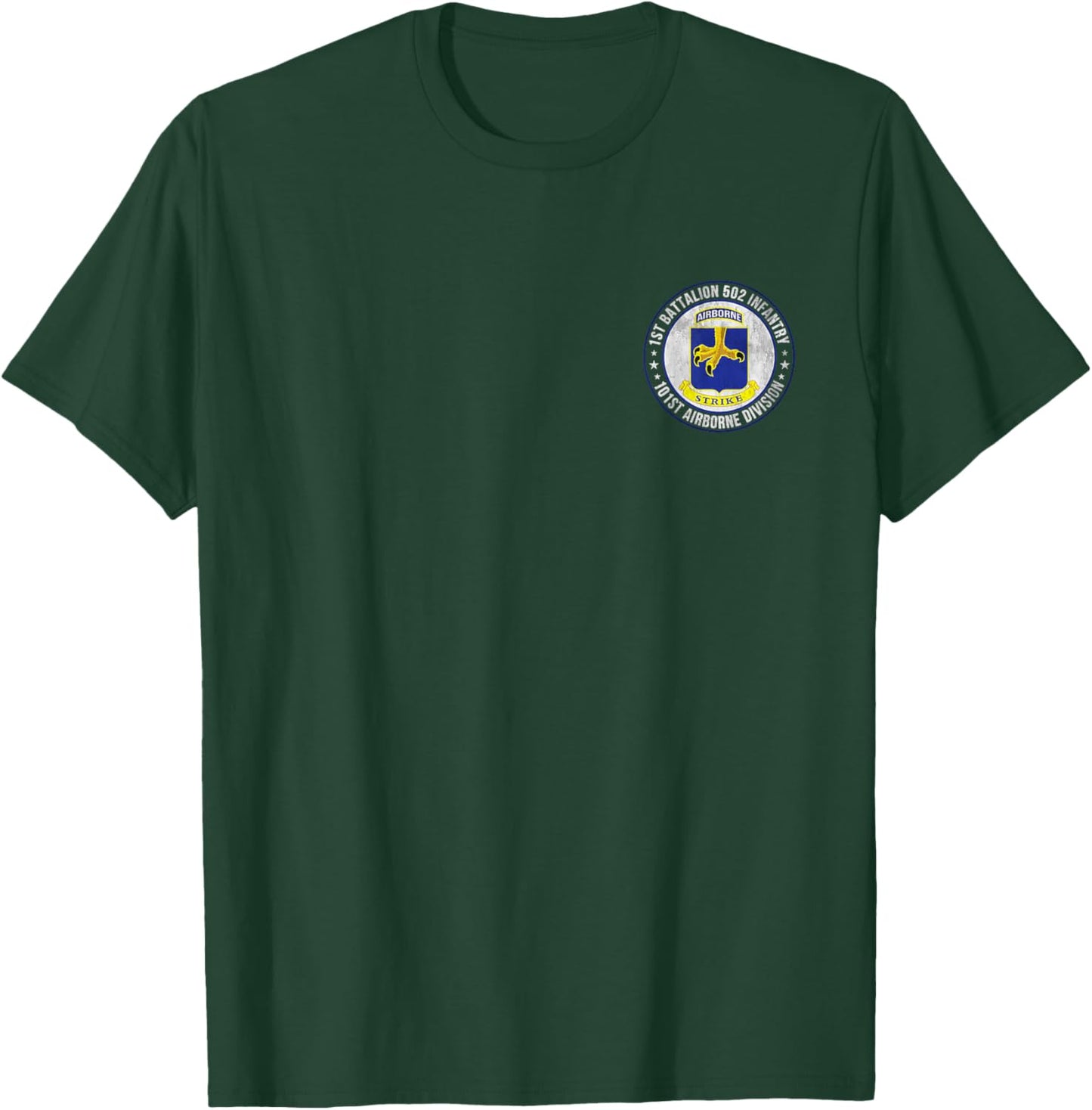 1st Battalion 502nd Infantry 101st Airborne Division Veteran T-Shirt - T-Shirt | Forest