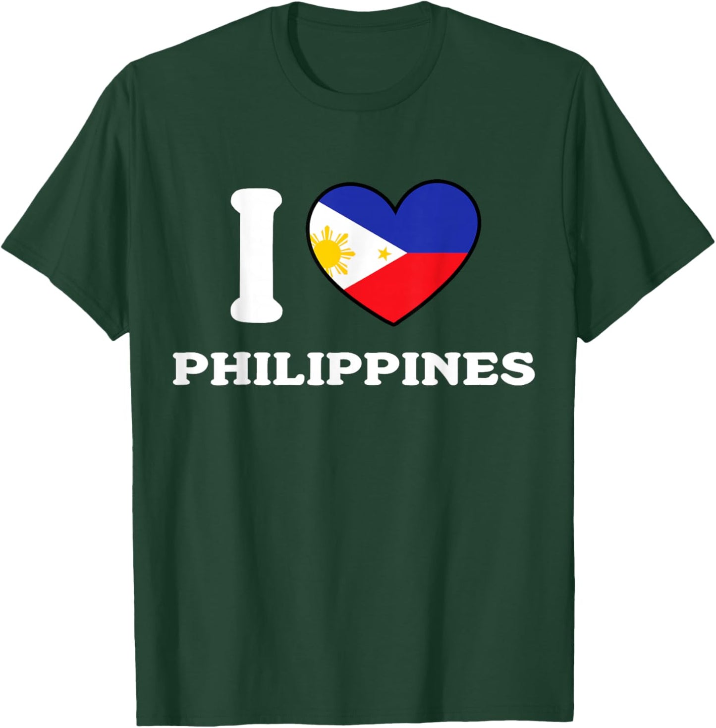 I Love Philippines T-Shirt - T-Shirt | Forest