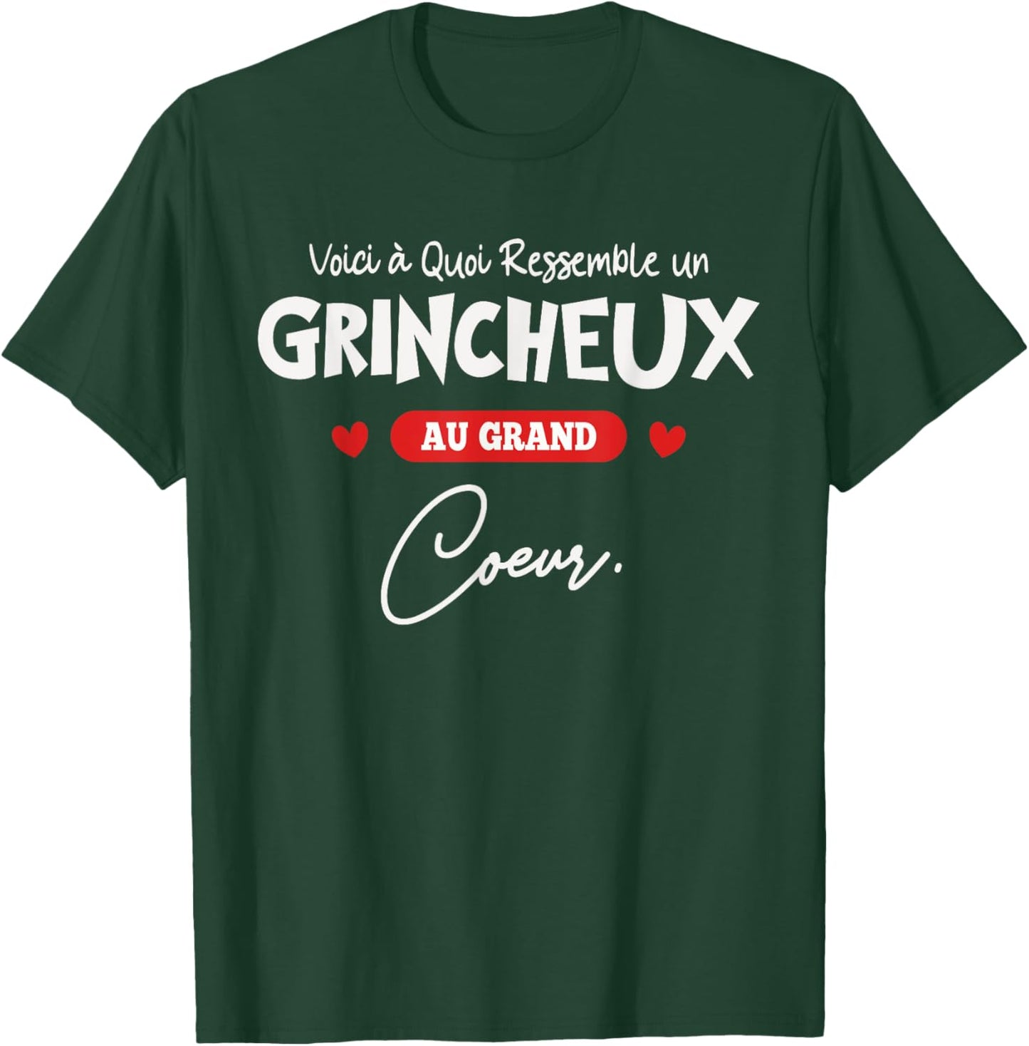 Grumpy Au Grand Coeur Humour Monsieur Râleur T-Shirt - T-Shirt | Forest