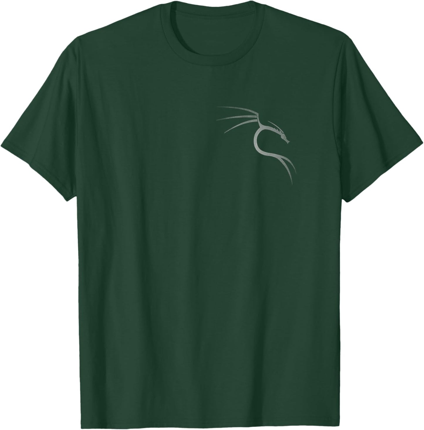 Kali Linux Lover White Worn Vintage Dragon Logo Geschenk T-Shirt - T-Shirt | Forest