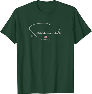 Savannah, Georgia T-Shirt - T-Shirt | Forest