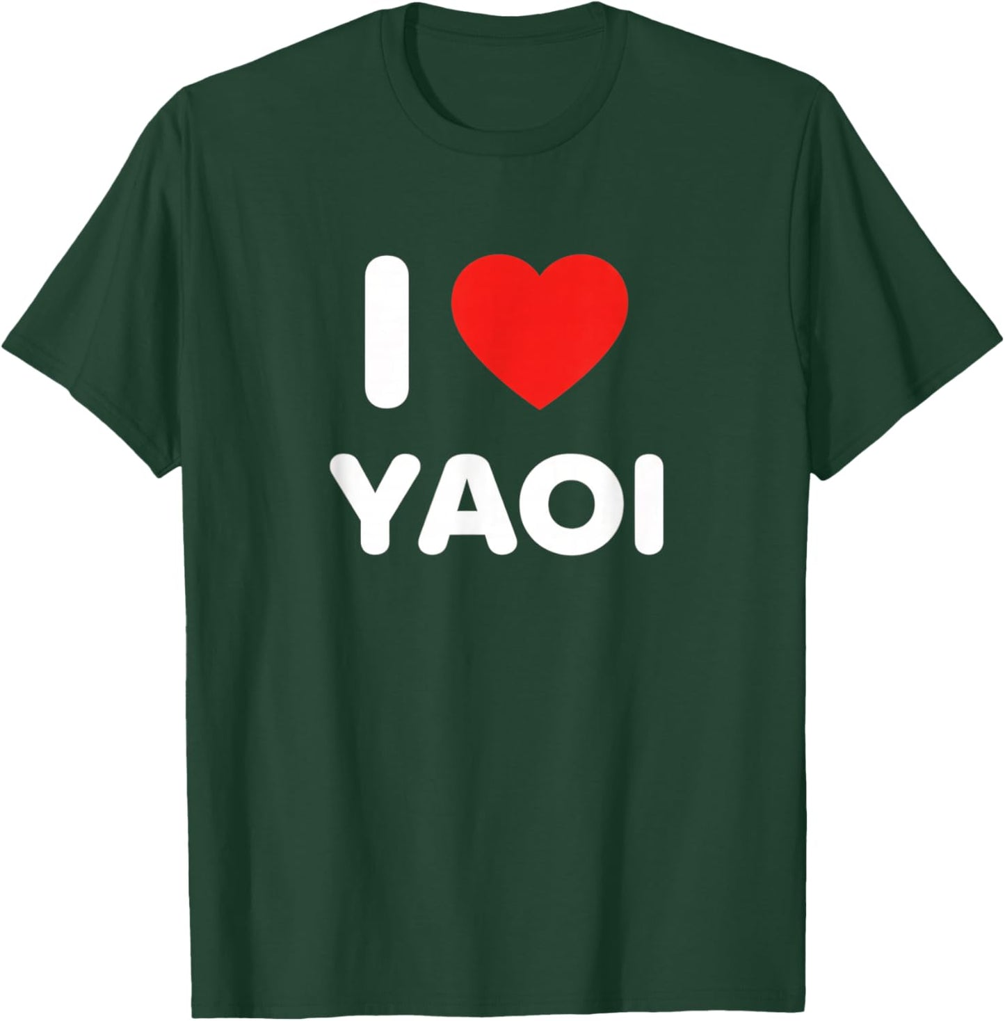 I Yaoi Anime Fan Love Heart Yaoi Romance T-Shirt - T-Shirt | Forest