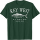 Key West Florida Fishing Since 1822 Arched White Letters T-Shirt - T-Shirt | Forest