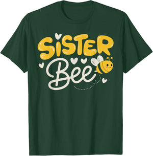Sister Bee Family Matching Beekeeper Sweet Bee and Sister T-Shirt - T-Shirt | Forest