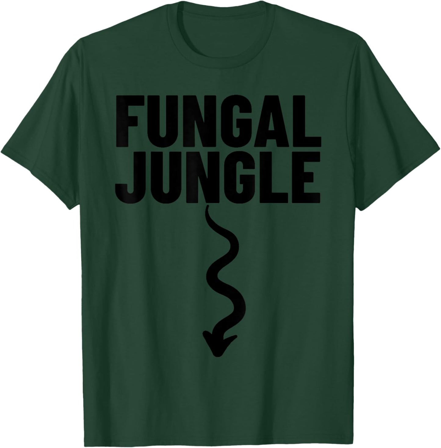 FUNGAL Jungle Arrow Funny Airport Cruise Exchange Gag Gift T-Shirt - T-Shirt | Forest