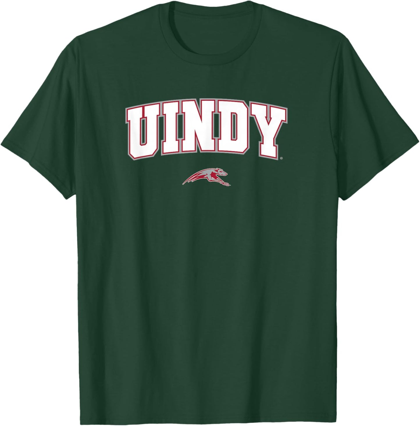 University of Indianapolis UIndy Greyhounds Arch Logo T-Shirt - T-Shirt | Forest