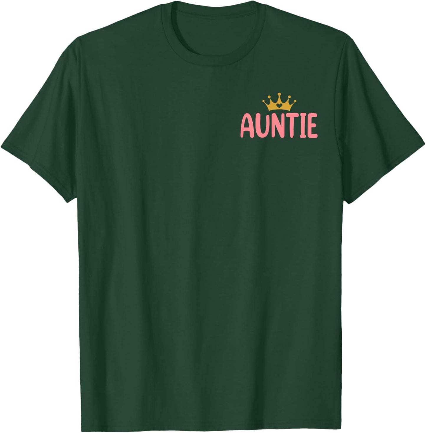 Auntie of The Birthday for Girl - 1st Birthday Princess Girl T-Shirt - T-Shirt | Forest
