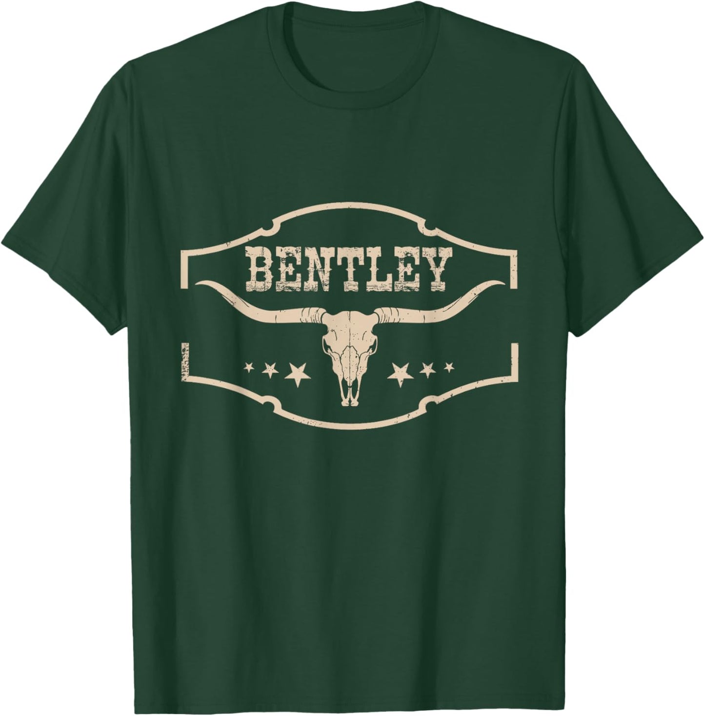 Vintage Bentley Family Name Personalized Outfits Name Humor T-Shirt - T-Shirt | Forest