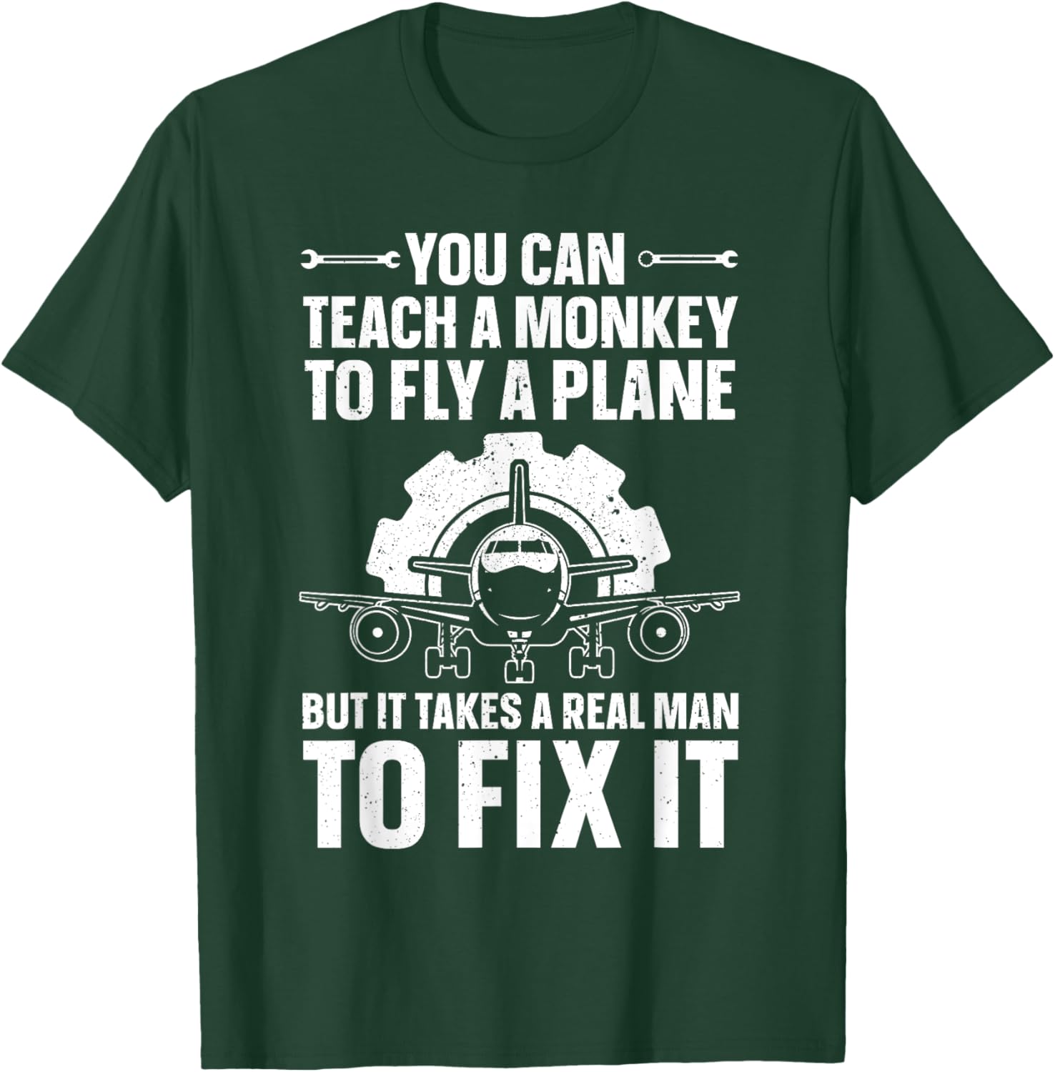 Funny Aircraft Mechanic Art Boys Aircraft Technician T-Shirt - T-Shirt | Forest