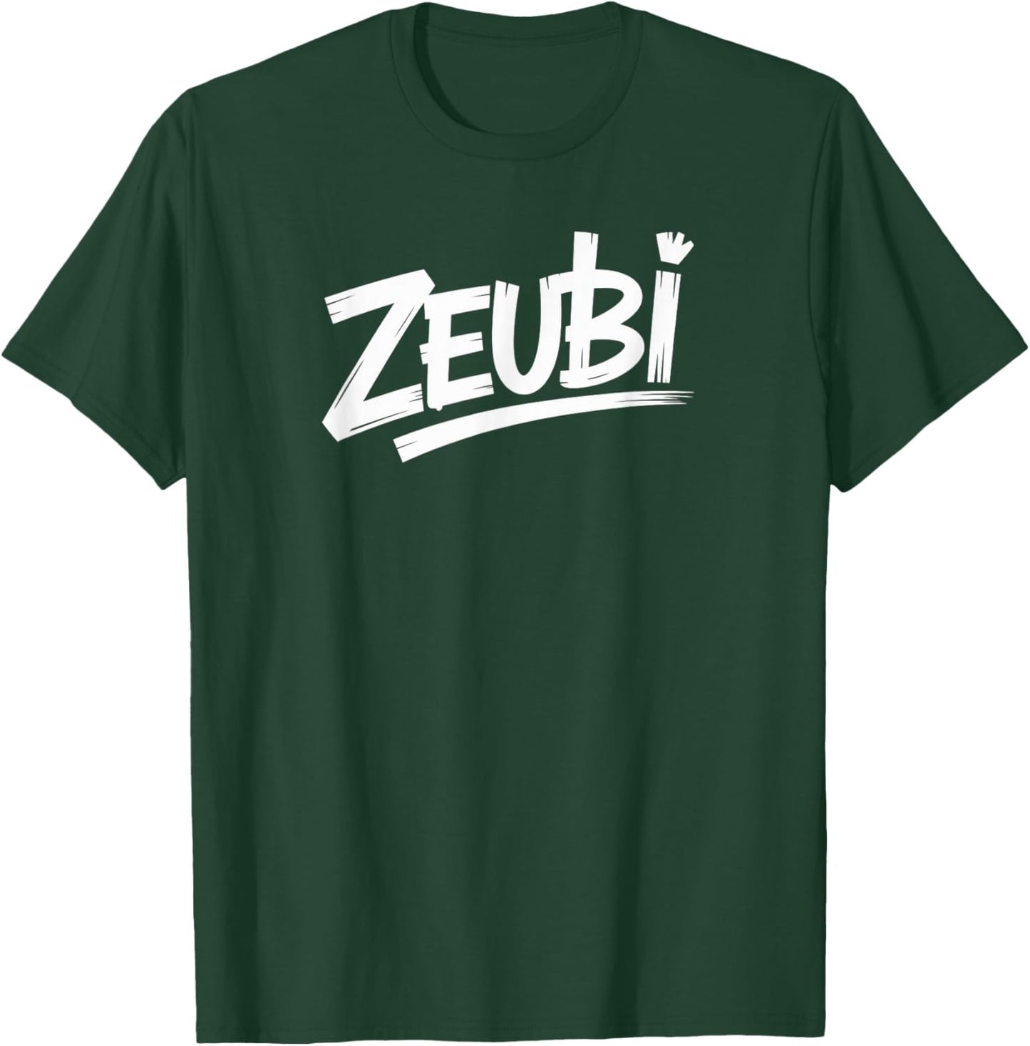 Zeubi – Humour Texte Streetwear Minimaliste T-Shirt - T-Shirt | Forest