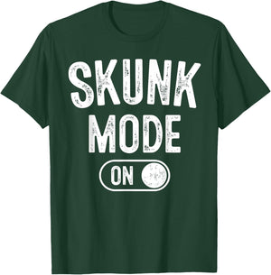 Skunk Mode On Costume Funny Scent Defender Gift Animal Lover T-Shirt - T-Shirt | Forest