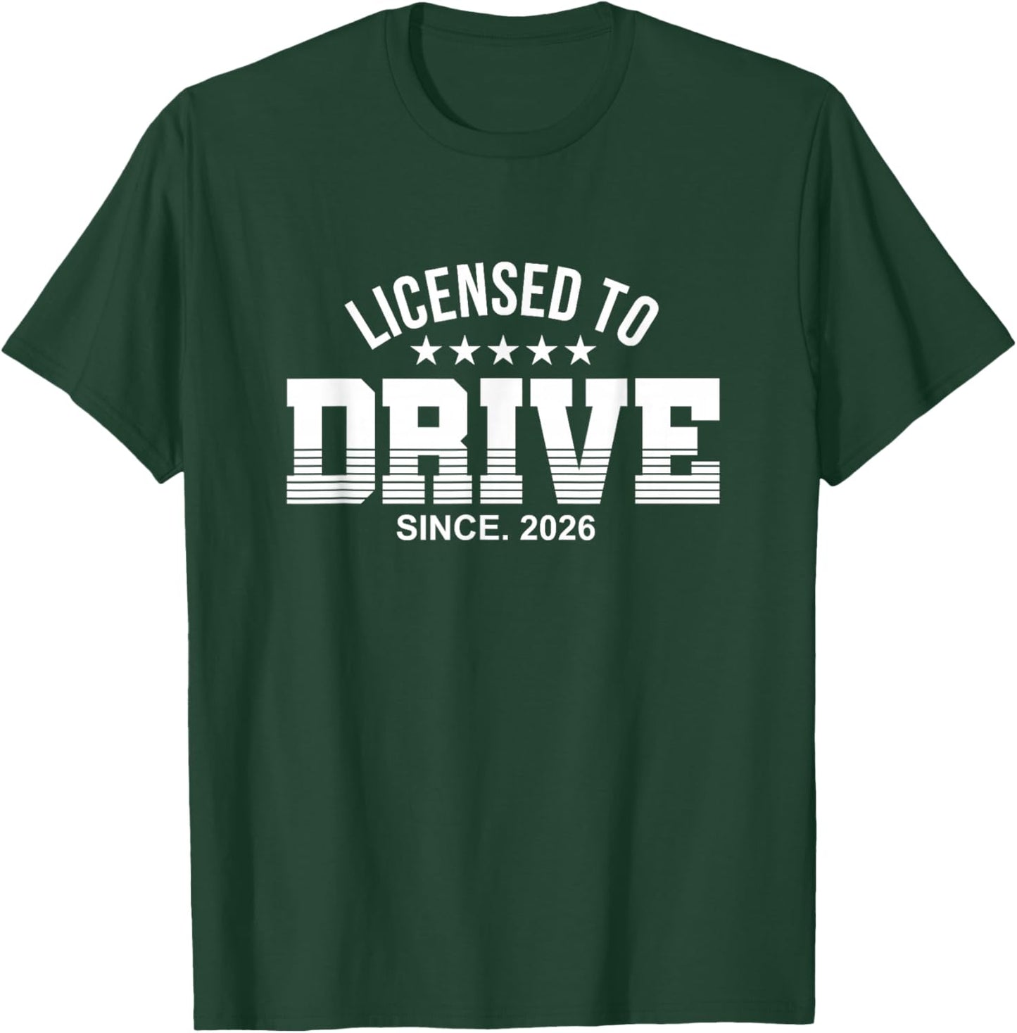 Driving Licence Test Passed 2026 T-Shirt - T-Shirt | Forest