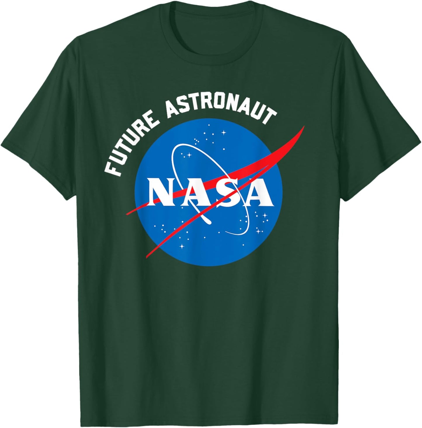 NASA Future Astronaut Space Kids Boys Girls Young Children T-Shirt - T-Shirt | Forest