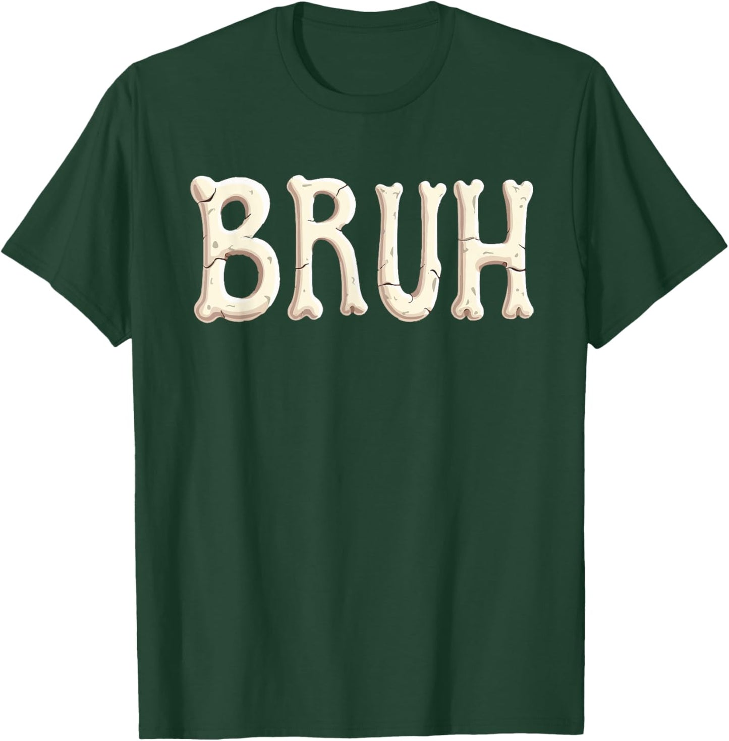 Boys Bruh Meme Funny Saying joke kids men halloween Bruh T-Shirt - T-Shirt | Forest