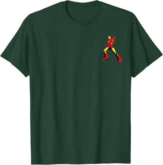 Marvel Super Heroes Avengers Iron Man Pocket Art T-Shirt - T-Shirt | Forest
