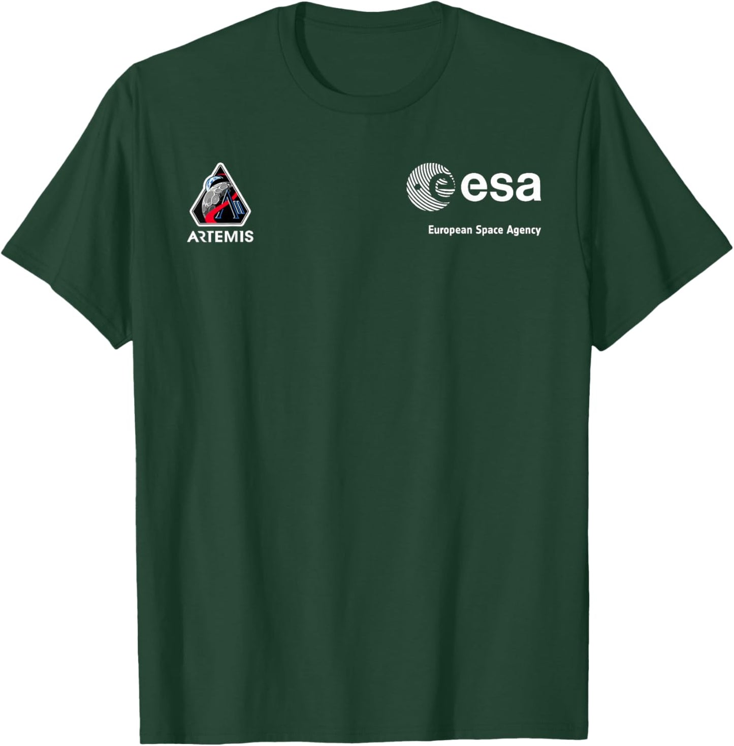 ESA Artemis II Mission Patch T-Shirt - T-Shirt | Forest
