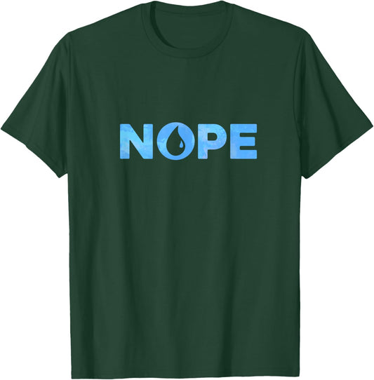 Nope Blue Color Island Mana Magic T-Shirt - T-Shirt | Forest