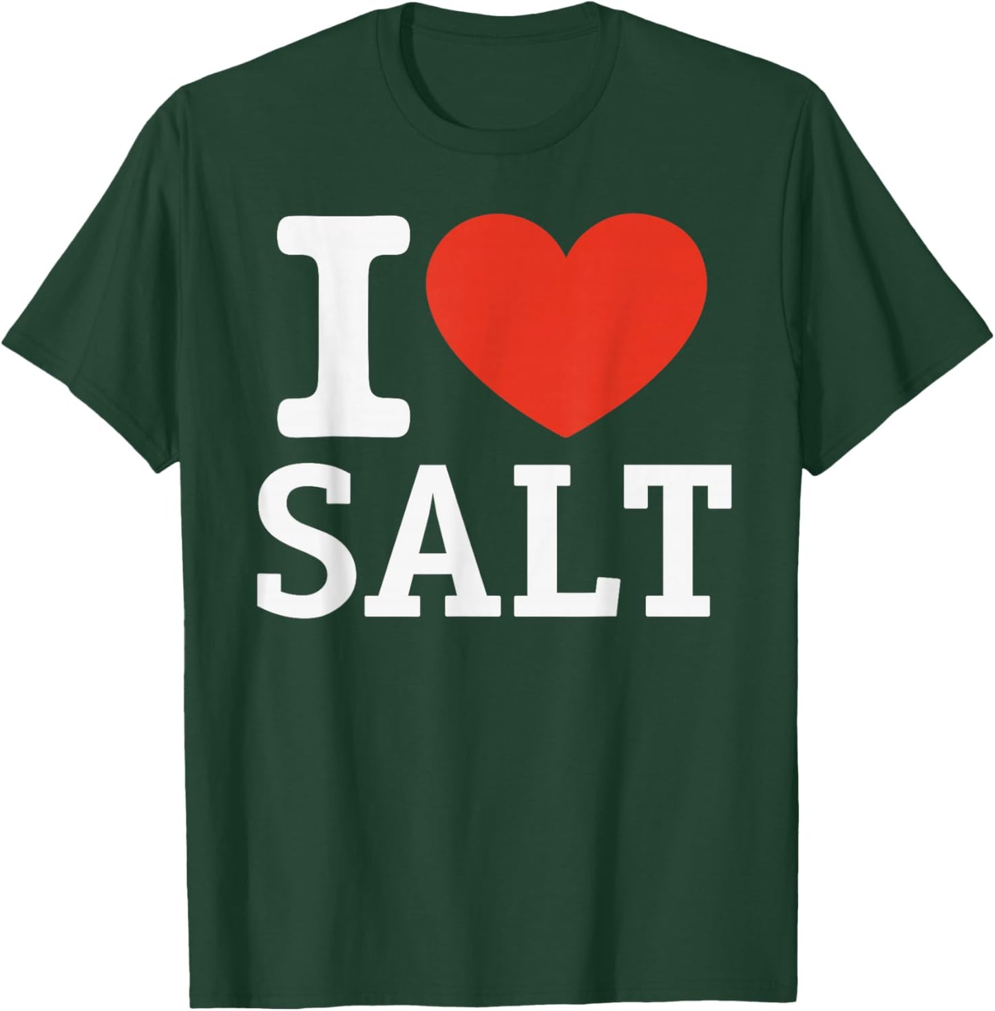 I Love Salt City Heart Graphic Souvenir Travel T-Shirt - T-Shirt | Forest