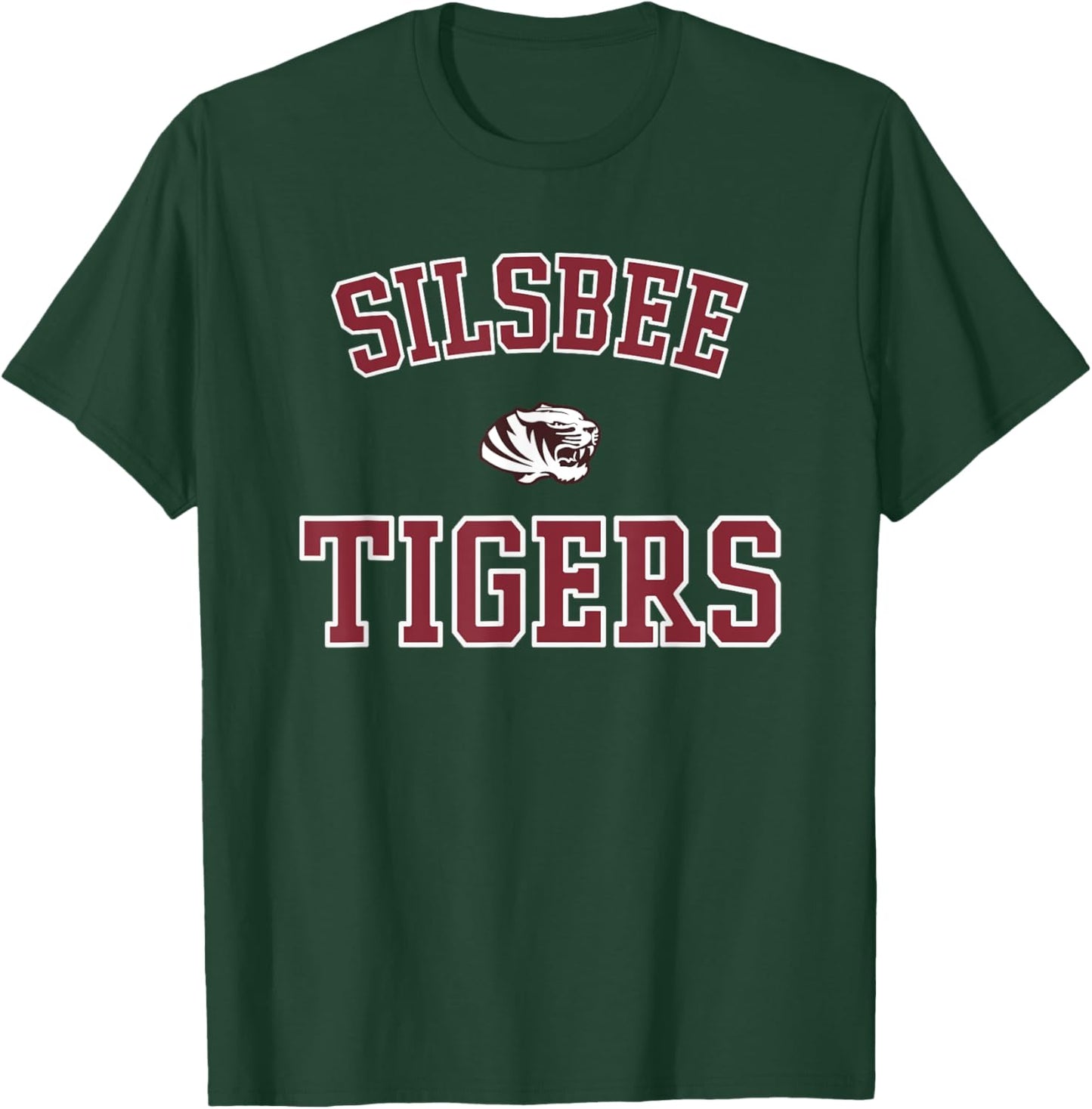 Silsbee Tigers Logo Varsity HS T-Shirt - T-Shirt | Forest