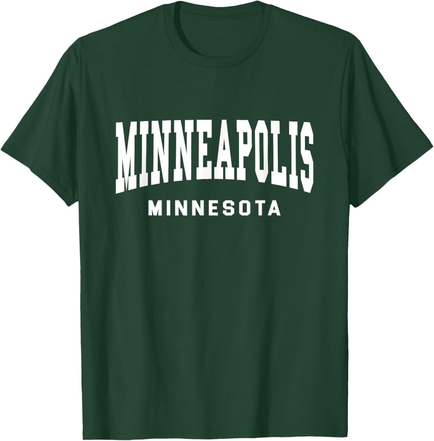 Minneapolis - Minnesota - Throwback Design - Classic T-Shirt - T-Shirt | Forest
