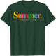 Summer Remember My Why Teacher Motivational Quote T-Shirt - T-Shirt | Forest