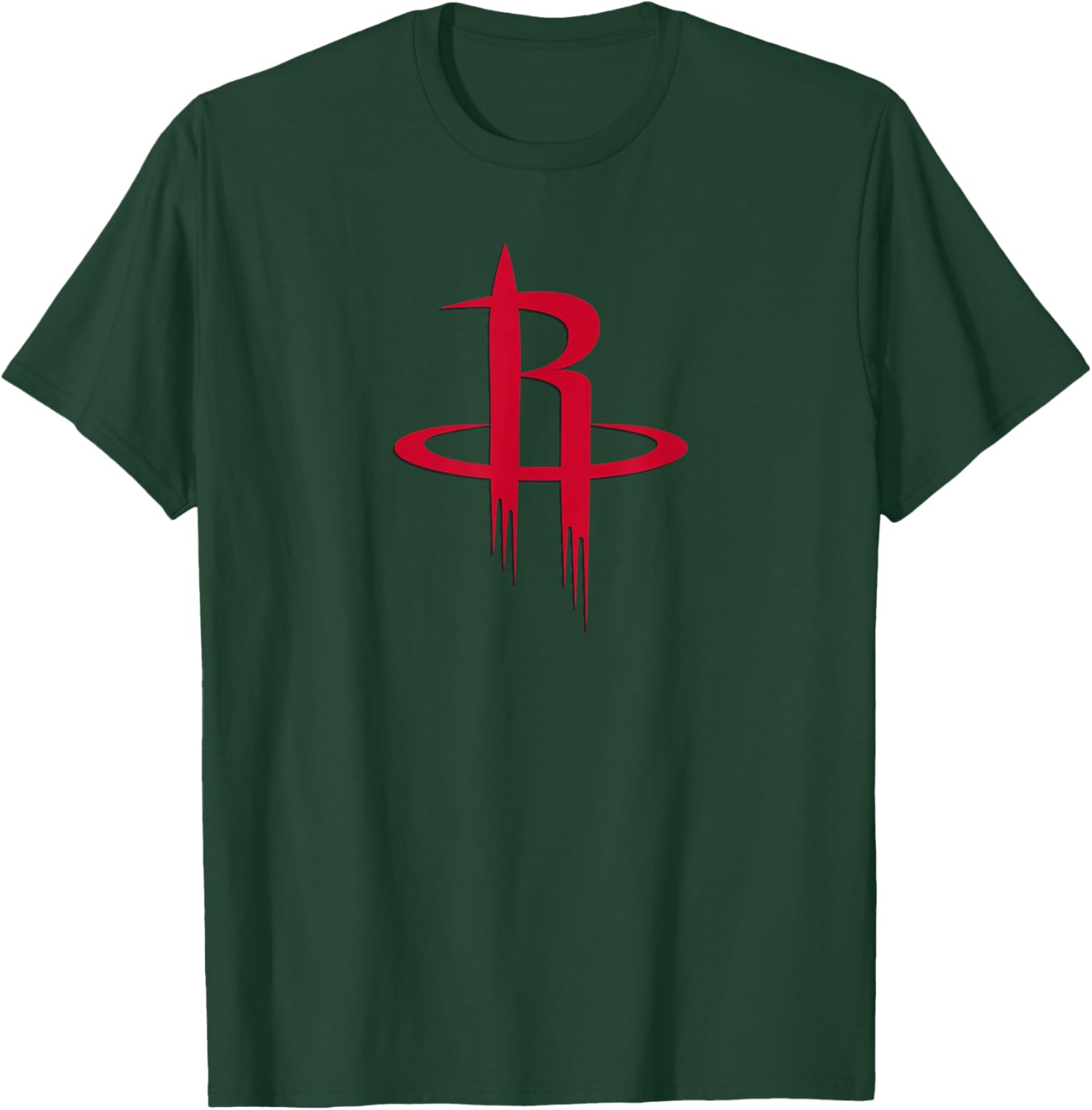 NBA Houston Rockets Offizielles Lizenzprodukt T-Shirt - T-Shirt | Forest