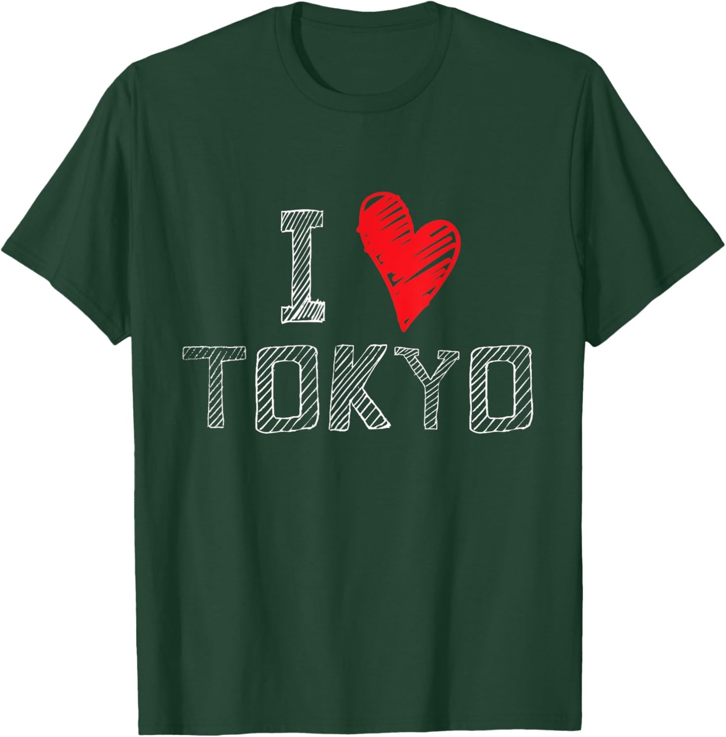 I Love Tokyo Japan Shirt Cute Japanese I Heart Tokyo Tourist T-Shirt - T-Shirt | Forest