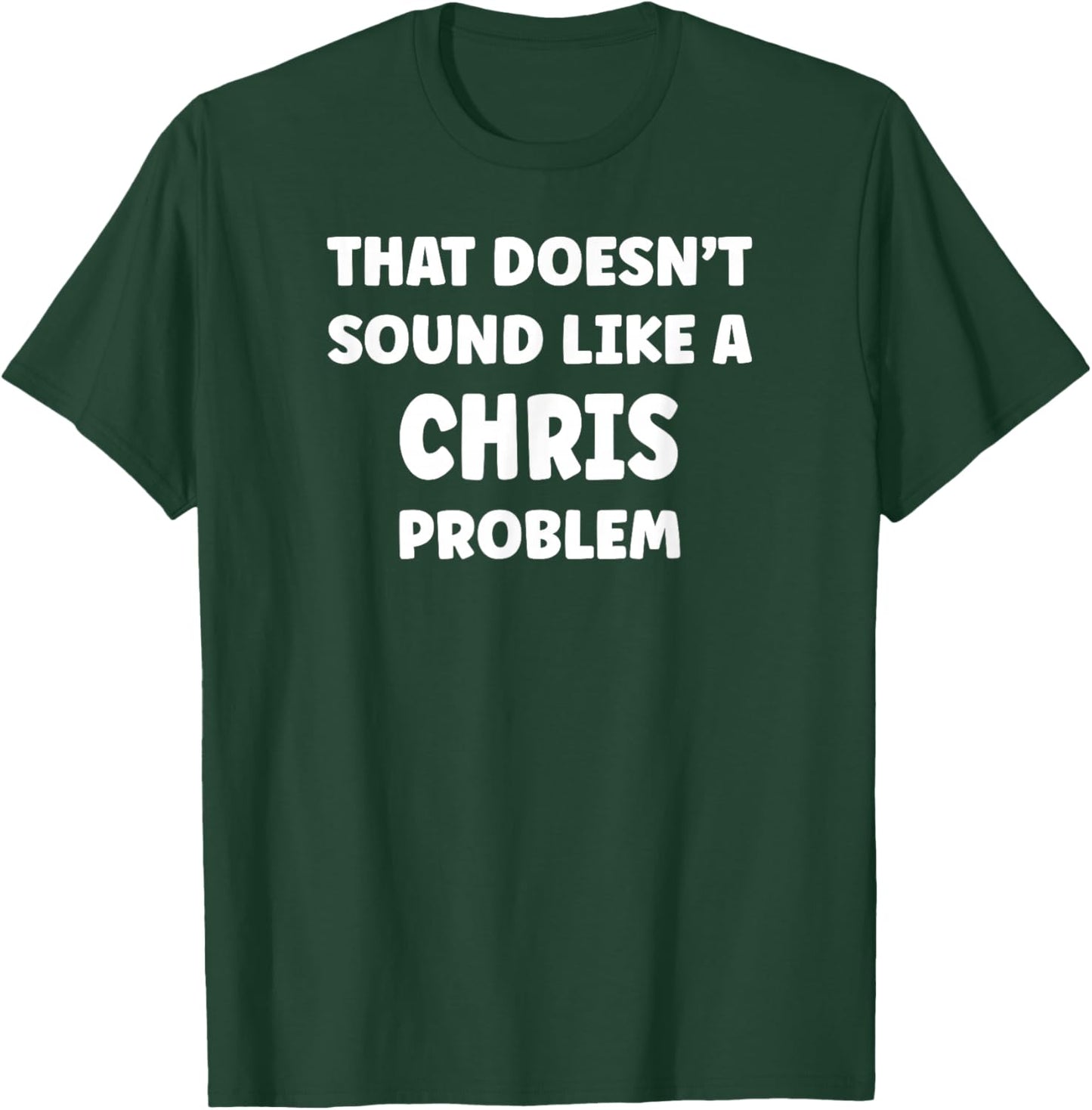 Retro Gift Gift CHRIS Personalized Custom Boys CHRIS Name T-Shirt - T-Shirt | Forest