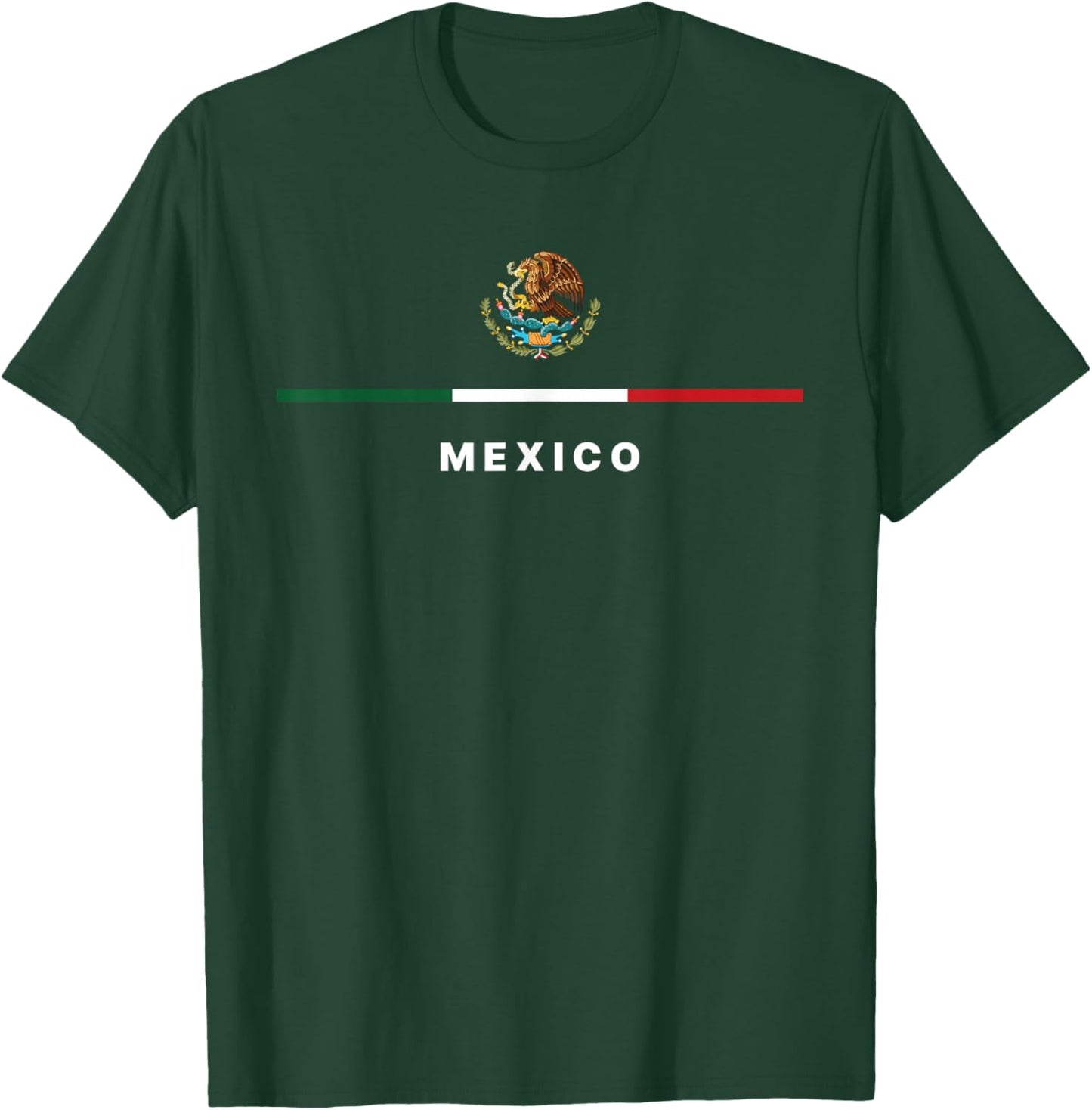 Mexico Mexican Flag Vintage Mexican Independence Day T-Shirt - T-Shirt | Forest