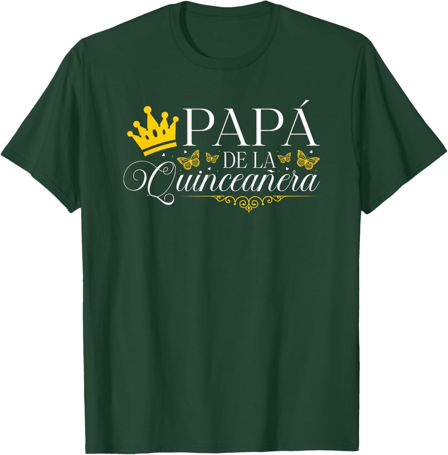 Papa Quince Quinceañera Queen 15th Birthday Party T-Shirt - T-Shirt | Forest