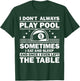 Funny Pool Design Women 8-Ball Billiard Pool Players T-Shirt - T-Shirt | Forest
