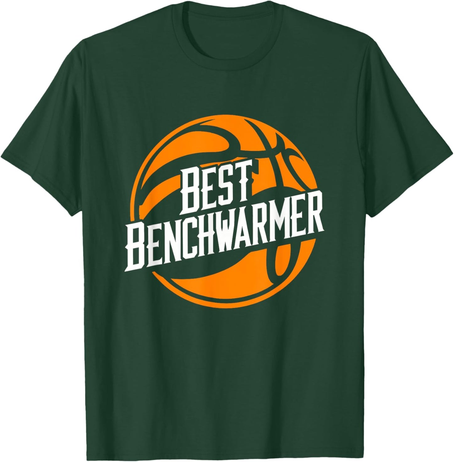Funny saying: Best Benchwarmer Bench Press Basketball T-Shirt - T-Shirt | Forest