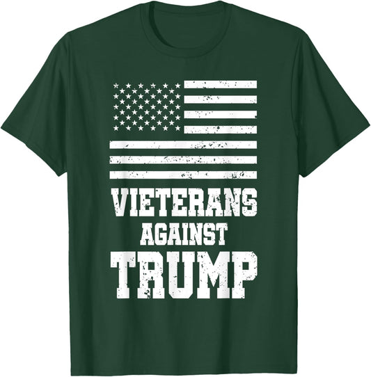 Veterans Against Trump T-Shirt - T-Shirt | Forest