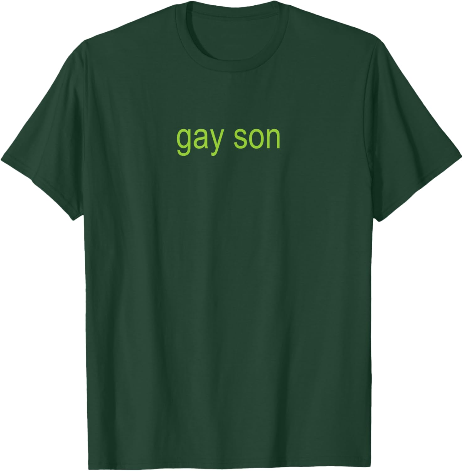 Mouthy Moda Gay Son Brat | XCX Dark Humor Joke 365 Partygirl T-Shirt - T-Shirt | Forest