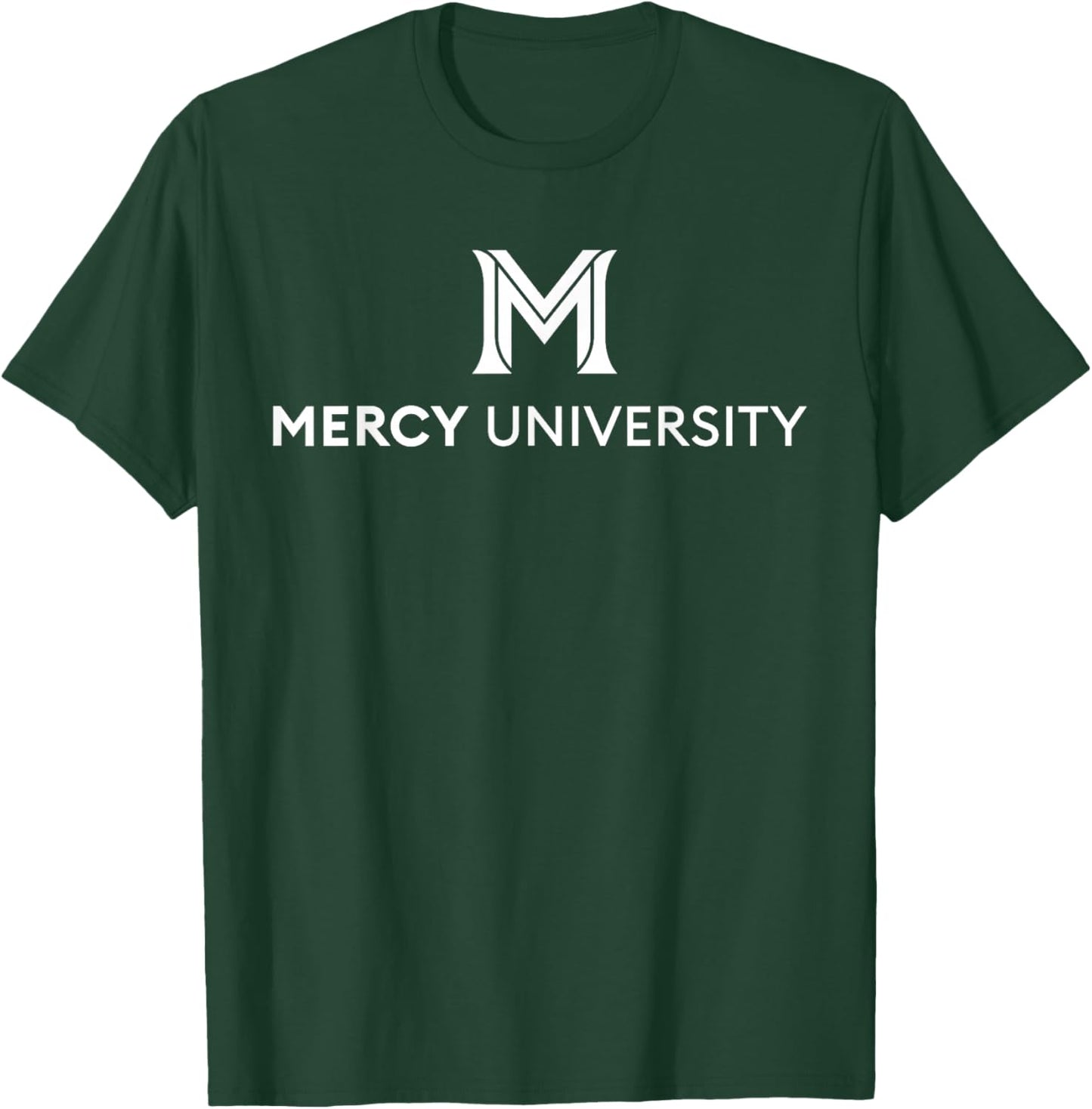 Mercy University Mavericks M logo T-Shirt - T-Shirt | Forest