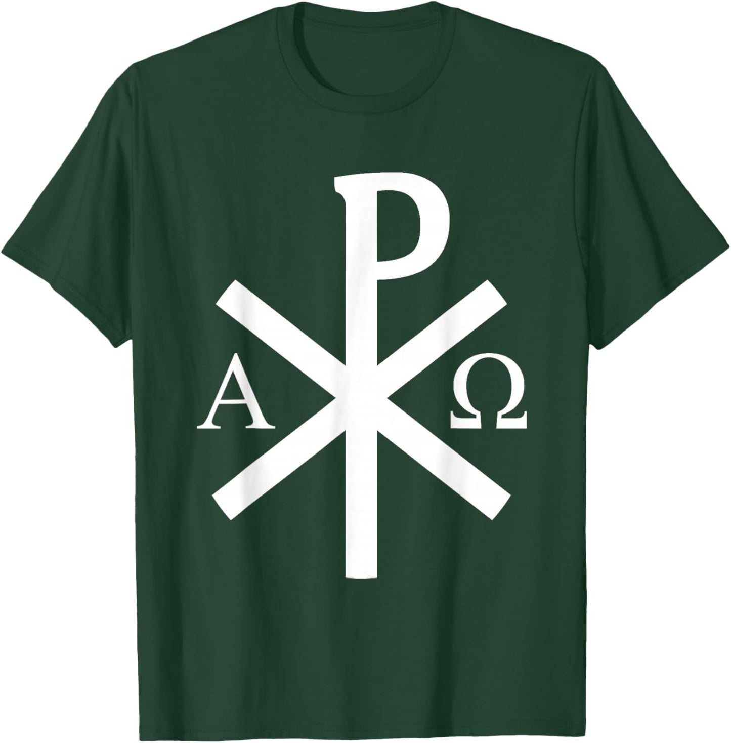 La Croix Chi-Rho - Symbole De Jésus-Christ - v2 T-Shirt - T-Shirt | Forest