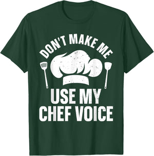 Funny Chef Design Women Cooking Lover Culinary Chef T-Shirt - T-Shirt | Forest