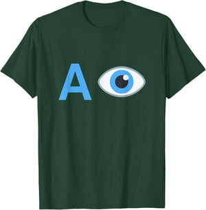 Easy Halloween Costume Shirt AI A Eye Costume AI Costume T-Shirt - T-Shirt | Forest