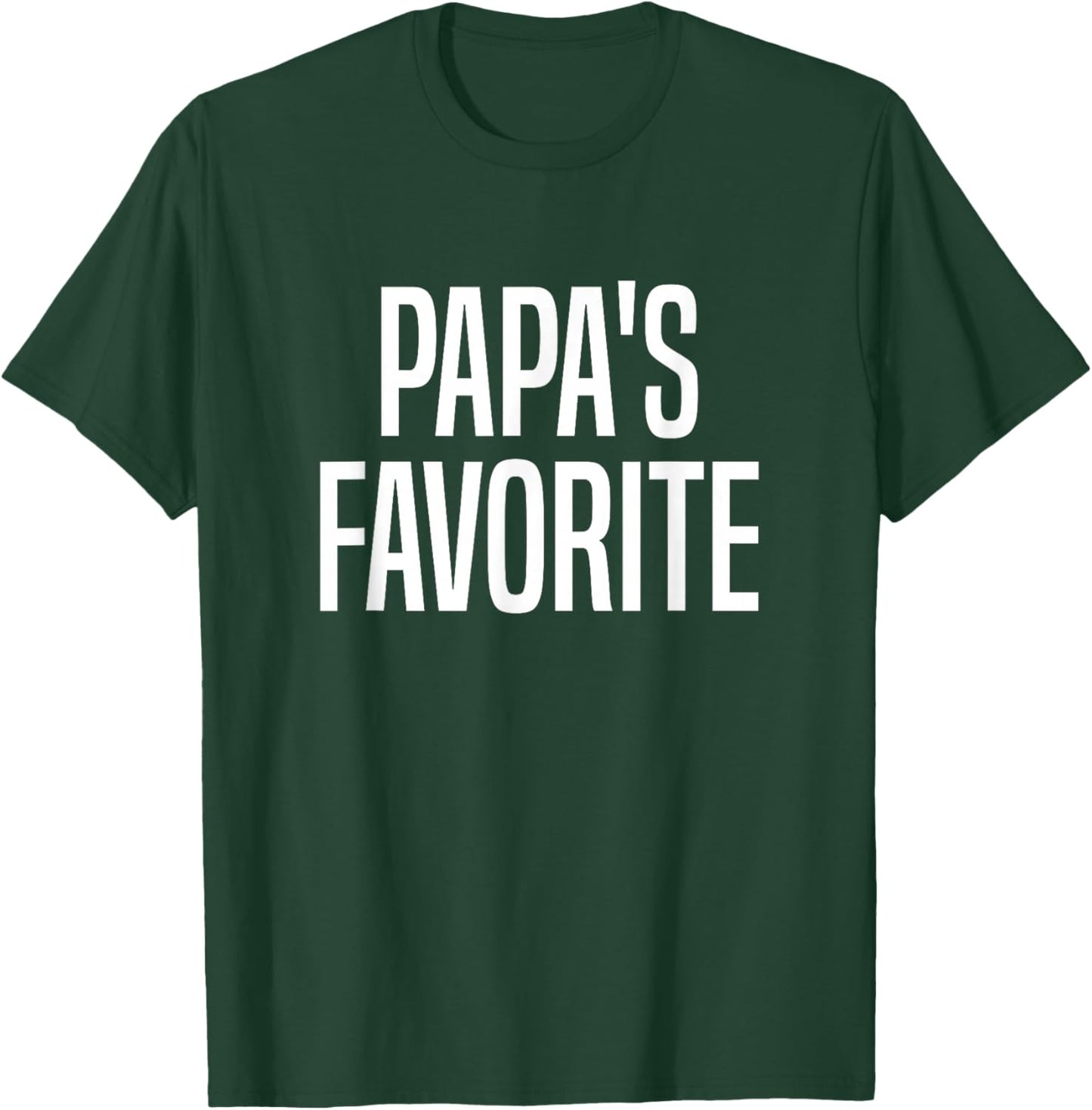Papa's Favorite Grandchild T-Shirt - T-Shirt | Forest
