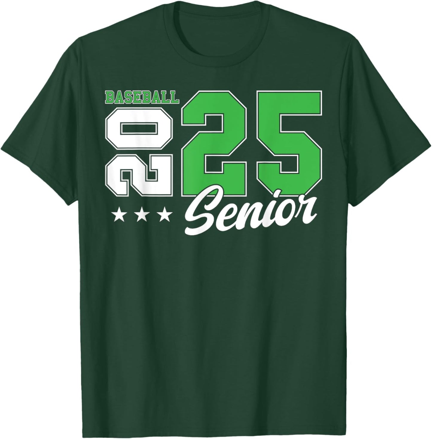 Baseball Senior Night Baseball Senior 2025 Graduation 61 T-Shirt - T-Shirt | Forest