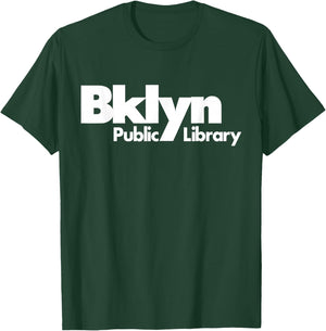 Brooklyn Public Library NY New York Neighborhood Book Lover T-Shirt - T-Shirt | Forest