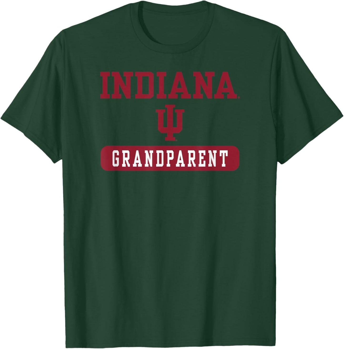 Indiana Hoosiers Grandparent Officially Licensed T-Shirt - T-Shirt | Forest