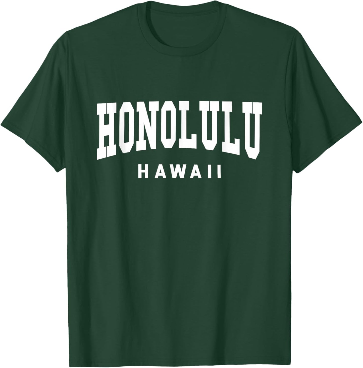 Honolulu - Hawaii - Throwback Design - Classic T-Shirt - T-Shirt | Forest