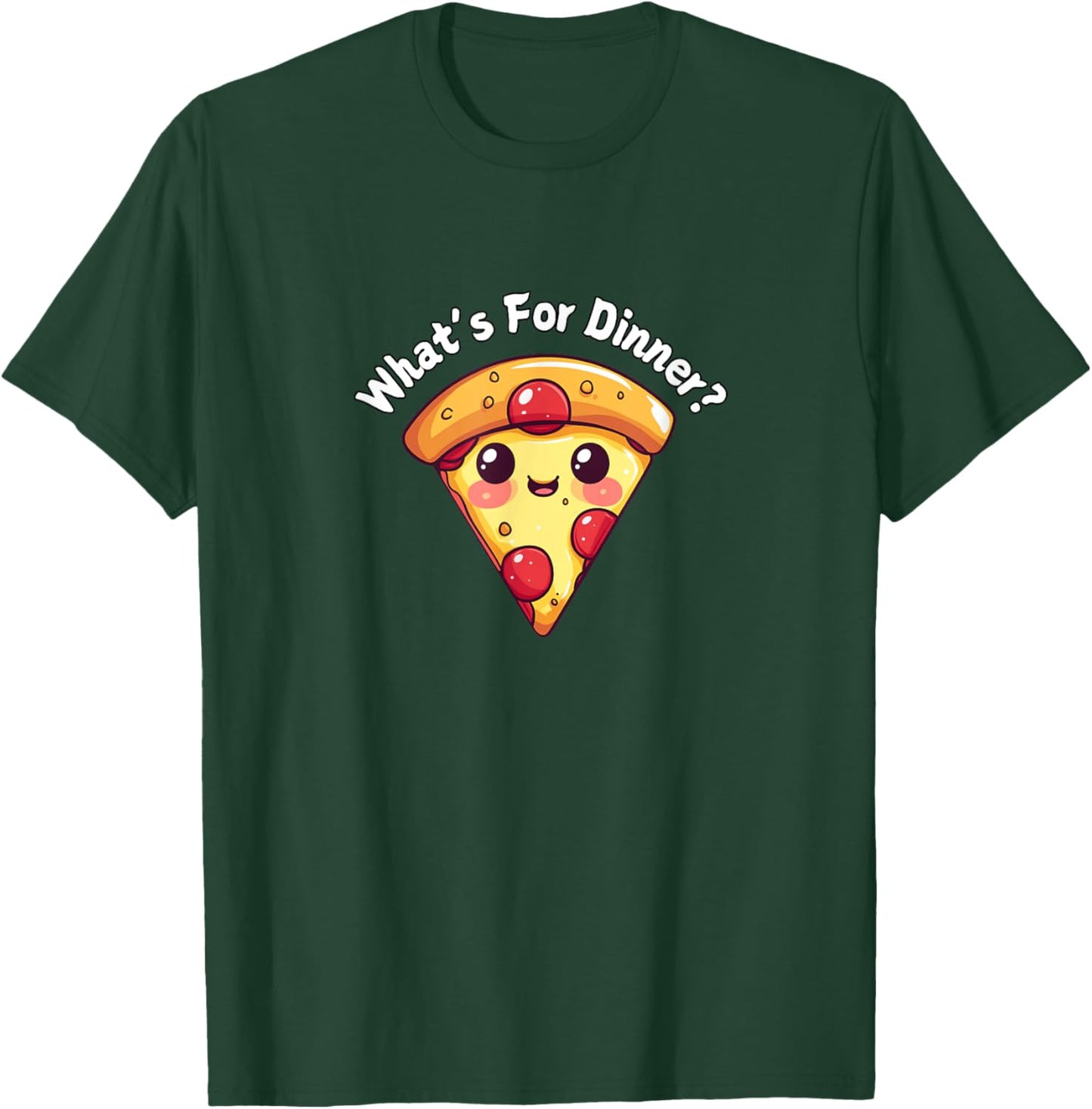 What's For Dinner? Pepperoni Pizza T-Shirt - T-Shirt | Forest