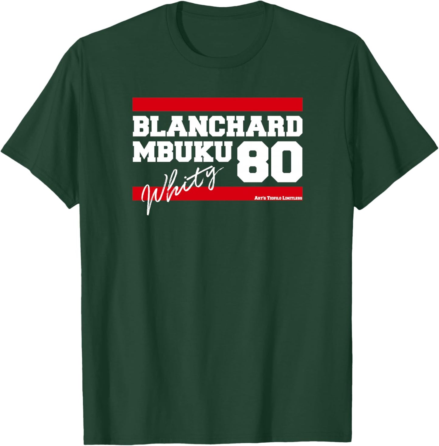 Blanchard MBUKU/WHITY 80 Haut de Gamme T-Shirt - T-Shirt | Forest