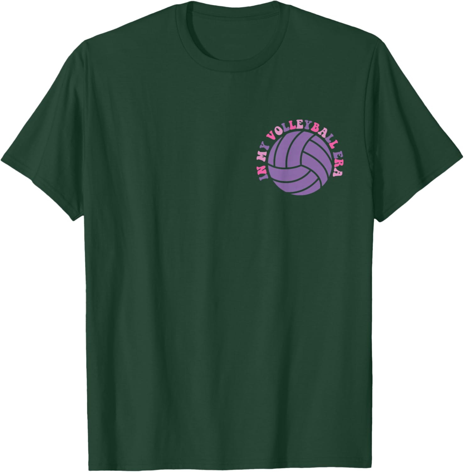 In My Volleyball Era Volleyball Lover 2 Sided T-Shirt - T-Shirt | Forest