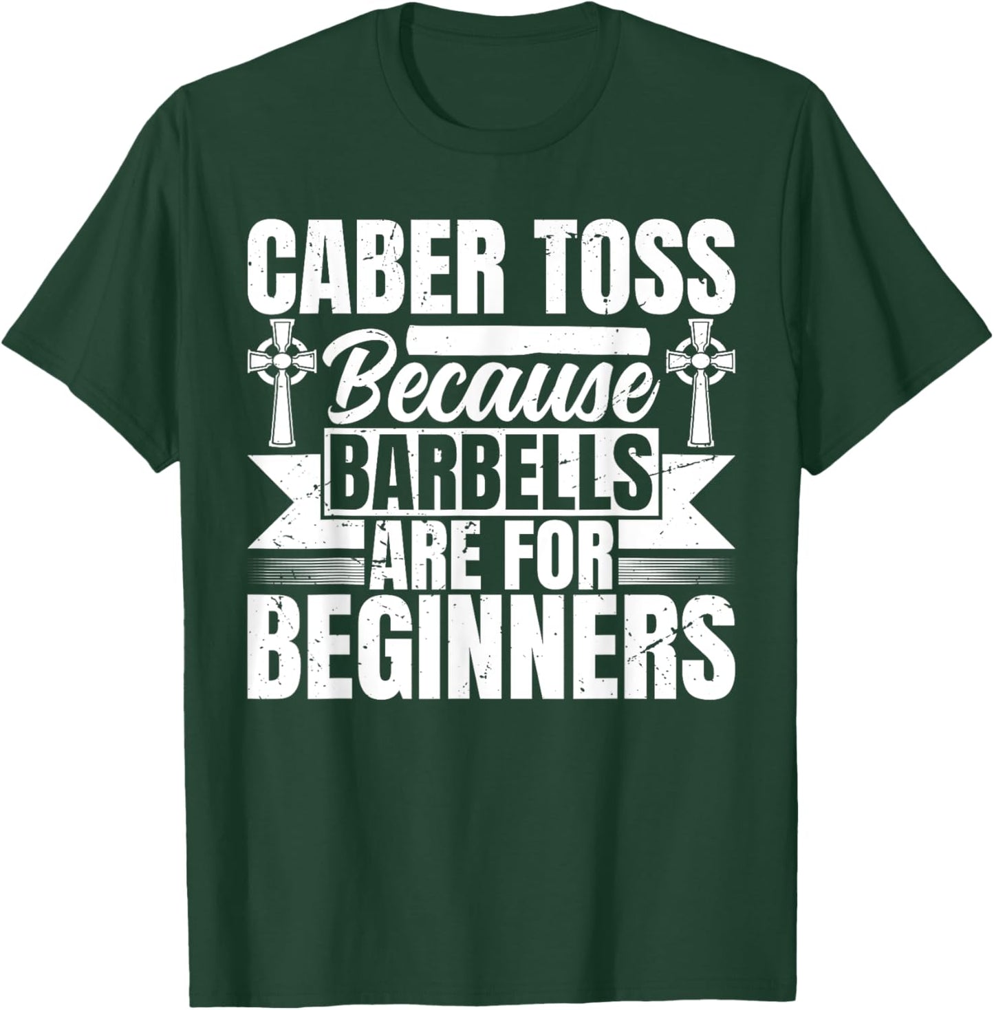 Caber Toss - Highland Games T-Shirt - T-Shirt | Forest
