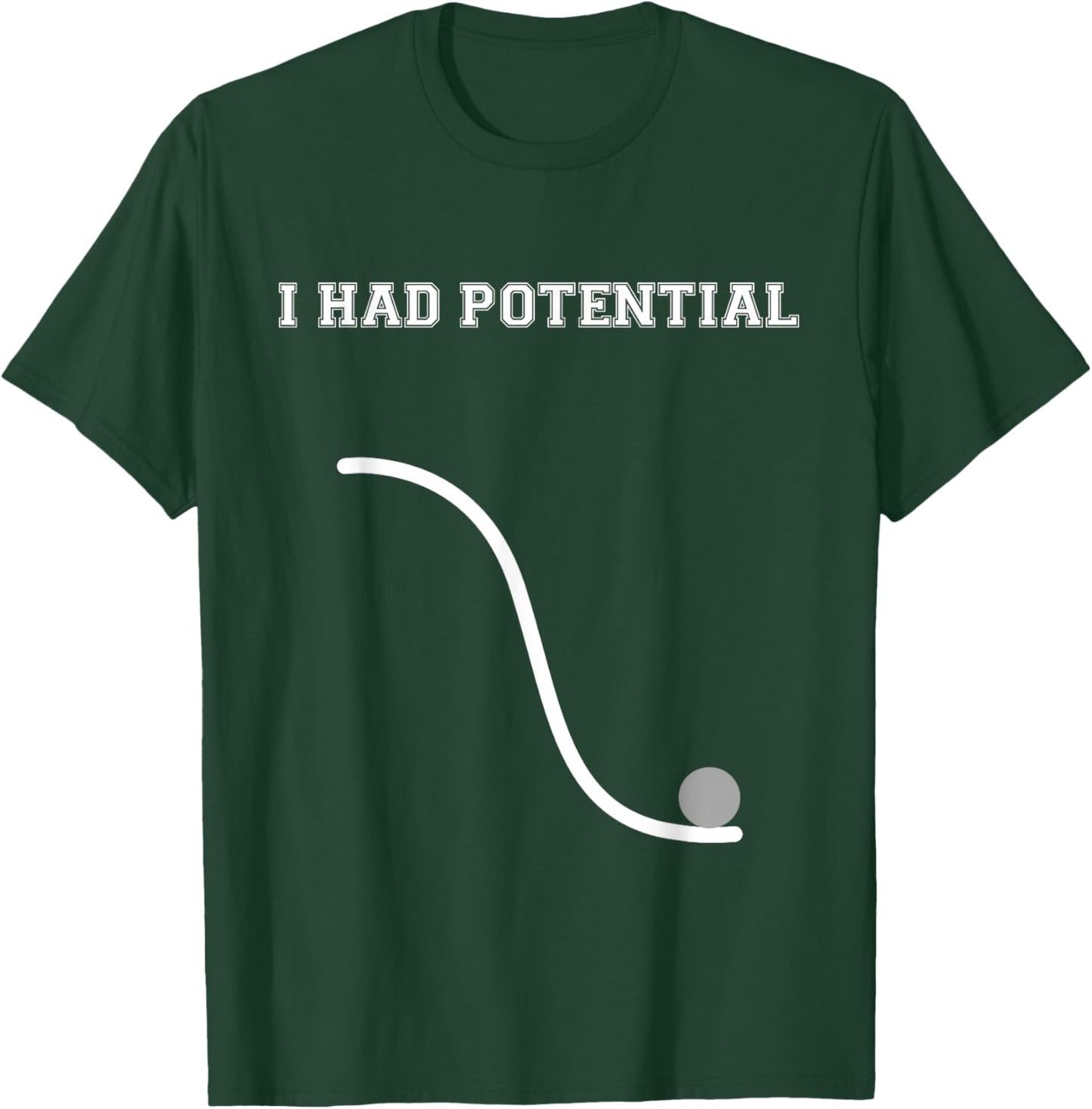 Retro-Physik-Witz T-Shirt - T-Shirt | Forest