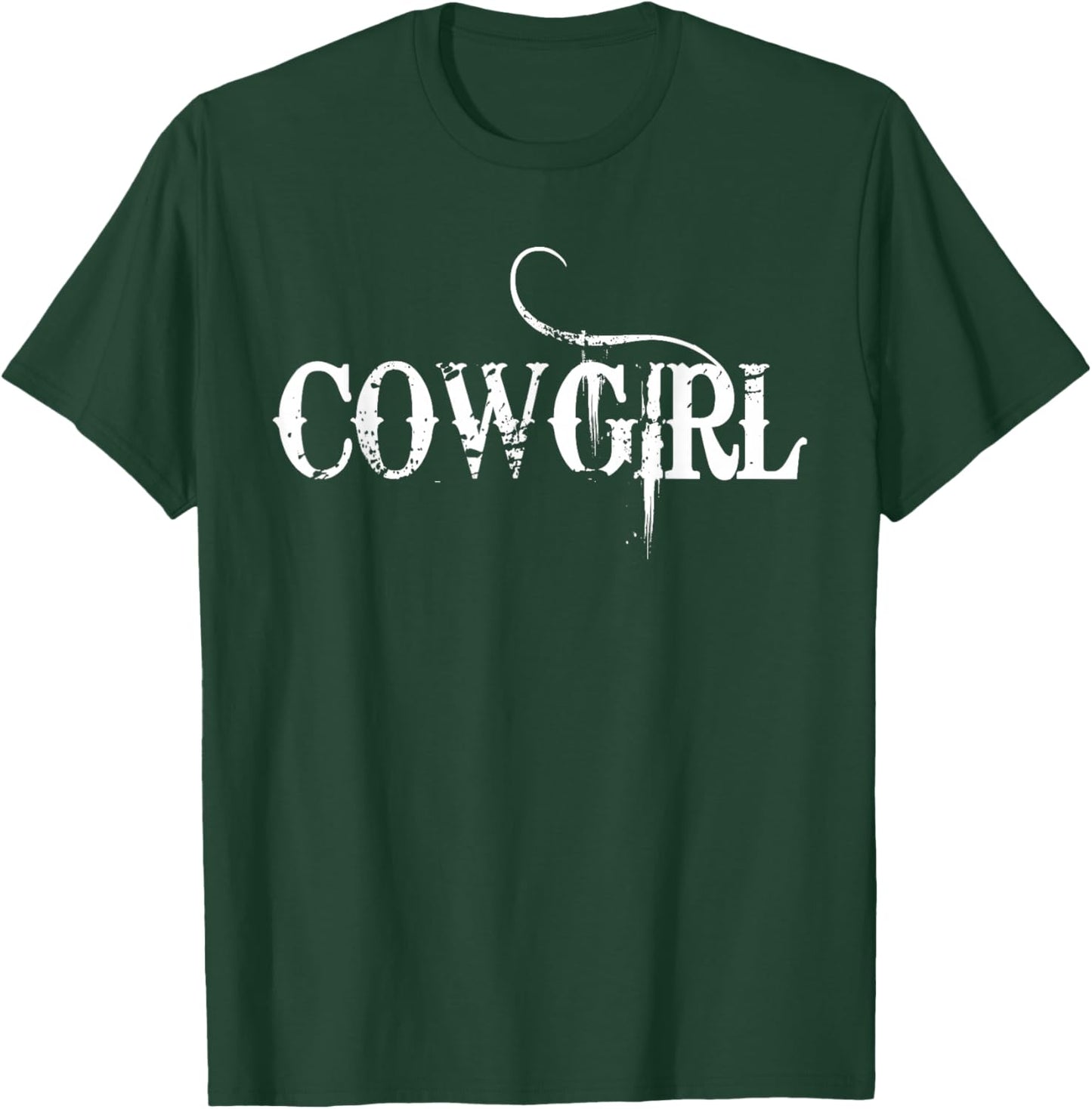 Cowgirl Costume Women Horses Girls Riding Western T-Shirt - T-Shirt | Forest
